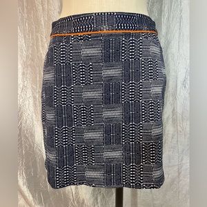 Lady Hagen - Navy & white with orange skort size 6